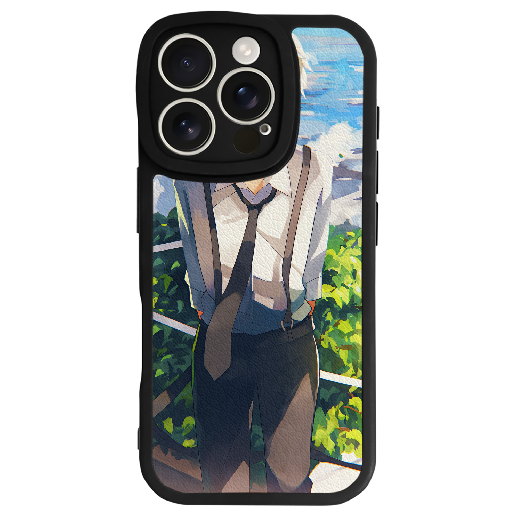 （画像用） 文豪ストレイドッグス Bungo Stray Dogs 【iPhone 16シリーズ対応】シリコンスマホケース（レザー調） 材質：シリコン